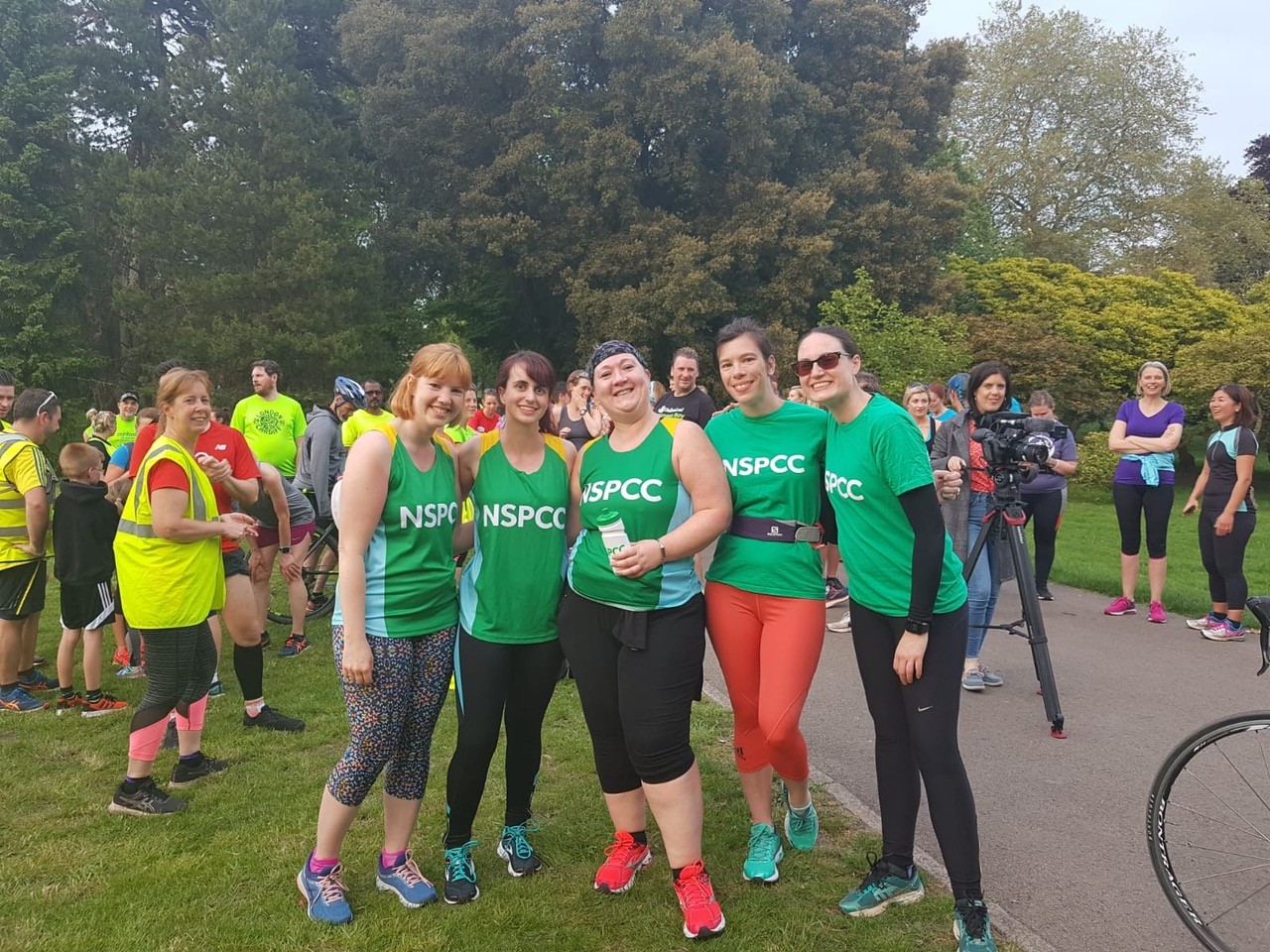 Team Scrambled Legs cooking up a storm at Cardiff Half | Cardiff Half ...